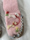 50s 60s Women s 6-6 1 2 Handcraft Co Moccasox Princeton Minnesota Pink Blue Knit