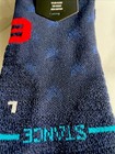 New Stance Designer Mens July 4th Usa Sport Active Low Tab Socks Size L 9-13 Blu