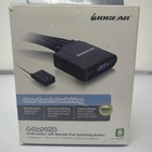 Iogear 4-port Usb Kvm Switch With Remote Port Switching Button  gcs24u 