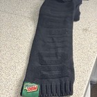 Vintage 90   s Mountain Dew Do The Dew Scarf Black Rare  Soda Pop Promo Swag Gear