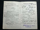 Wwi Original Imperial German Military Pass Degen Horse Depot Antwerpen 1915