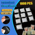3x3 5cm Opp Stamp Holders  1000  - Durable  High Clarity  Anti-damage  Collector