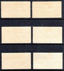 Haiti Scott Cb3-cb8 Xf Air Post Semi Postal Mint Hinged