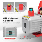 Rotary Vane Vacuum Pump Single Stage Hvac 1 4hp Air Conditioning A c Deep 3 5cfm