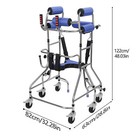 Adult Walker Standing Walker For Seniors Lower Limb Training Adjustable Height 