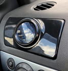 Vauxhall Astra H Mk5 Vxr Single Air Vent Gauge Pod Adapter Gloss Black Abs - Lhd