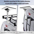 Starlink Mini Mount For Rv Ladder  Starlink Mounting Kit With 0-30   Adjustable 