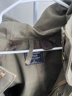 Abercrombie   Fitch Mens Xl Olive Green Military Jacket Hooded Parka Coat