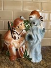 Rare  1950   s Sierra Vista Davy Crockett   Raccoon Cookie Jar