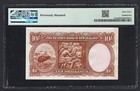 New Zealand 10 Shillings Nd 1940-55  P158as  specimen   Unc Grade 63