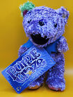 Grateful Dead Bean Bear - By Liquid Blue -  purple Graze  Bear - Nwt - Rare