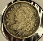 1833 Capped Bust Half Dime   Has Issues  Cheap  