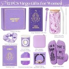 Virgo Gifts For Women  12pcs Purple Virgo Zodiac Gift Set For Women