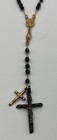 Vintage Rosary Prayer  Christian Crucifix Marked Sterling See Description
