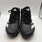 Adidas Adizero Football Cleats Mens 8 5 Black White Bounce Mid Top Hp753001