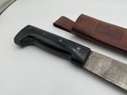 Collins   Co Legitimus Machete With No 13 Tooled Leather Sheath 