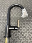 Brizo 63943lf-blgl Litze 1 8 Gpm Pull Down Prep bar Faucet  Black gold