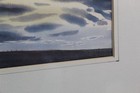 Artist Signed  Framed Stormy Sky Art Print 11 3 4  W X 11  T