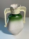 Antique 1890-1914 Art Nouveau Vase Hand Painted Austria Numbered Two Handles 5   