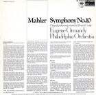 Cbs S-61447 Uk Press Mahler-cooke Symphony 10 Ormandy Philadelphia Orchestra Nm-