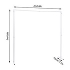 Wedding Square Arch Backdrop Metal Stand Flower Frame For Party Wedding Decor