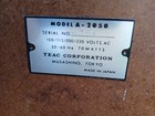     works    vintage Teac A-2050 Stereo Reel To Reel Tape Deck