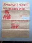 18 Vintage  whovian Times    Doctor Who Fanzine  All Volumes 2-20  Good Cond 