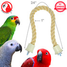 Bonka Bird Toys 2663 24  Sisal Rope Perch Natural Easy Install Parrot Cage Toy