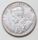 1936 Canada King George V Silver Half Dollar 50 Cents Coin  b33