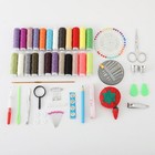 Travel Mini Sewing Kit Thread Scissor Tape Pin Thimble Needle Home Sew Set