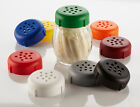 Cheese Shaker Tops- Plastic- Rust And Dent Free Forever Lids  12 Count  Pink
