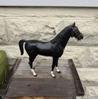 Vintage Marx Johnny West Best Of The West Black Thunderbolt Horse With Bridle