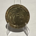 Vintage 1993 Mgm Grand Lucey Casino  1 Coin Center Chip Token Las Vegas Nv