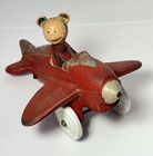 Disney Sun Rubber Mickey Mouse Mail Plane Toy  Rare Vintage Disneyana Gifts
