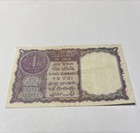 India France Republic 1951 One Rupee Banknote - Antique Vintage Money