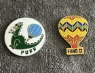 Lot Of 9 Hot Air Balloon Enamel lapel Pins   112 