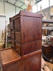 1920s Cabinet Apothecary Industrial Multi Drawer File Ledger Ohio Jewlery Office