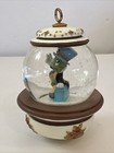 Extremely Rare Disney Christmas Ornament Snow Globe W  Jiminy Cricket 2010