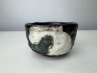 Y9059 Chawan Raku-ware Bowl Signed Box Japan Antique Tea Ceremony Pottery Cup