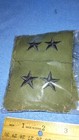 Bundle Of 24 Pairs - Vietnam Era - 2 Star General Sew-on Patches - New