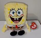 Ty Beanie Baby Spongebob Squarepants  8 Inch  New Mwmts Plush Stuffed Animal Toy