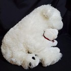 Dan Dee 2009 Collectors Choice Mom Baby Plush White Bears 12  Stuffed Animals