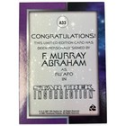 Star Trek F  Murray Abraham Signed Autograph Card Ru afo Insurrection A33 2007