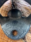 Rare Pepsi Cola Double Dot Starr Patd  x  Reg Wall Mount Bottle Opener Brown Co