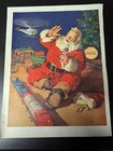 Lot Of 3 Vintage Coca-cola Christmas Ads     1950s   1960s Santa   Holiday Promotion