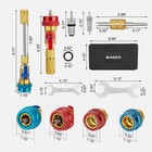 R134a R1234yf Valve Core Quick Remover Installer Tool Set  High Low Pressure New