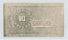 Indonesia 10 Rupiah 1948  P-s193a Sumatra  Dark Print  41997 Qdw 3  Orig Vf   T6