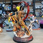 Us  H29cm Attack On Titan Eren Jaeger In Combat Gk Statue Pvc Painted Figure Toy