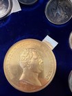 Rare 19th C  W  rttemberg Gold   Silver Academic Award Medal Set In Original Case