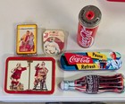 Lot Of Coca-cola Vintage Tins And Collectibles